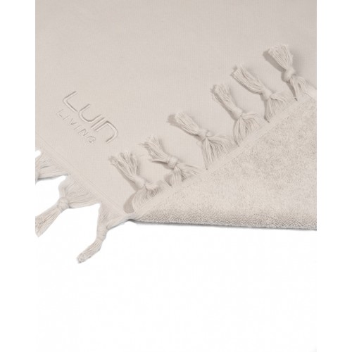 Luin Living bio osuška a plážová osuška 100 x 180 cm 100% bavlna sand