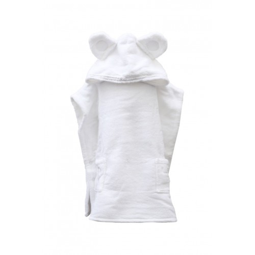 Luin Living dětský pončo ručník 1 - 5 let 100% bavlna snow