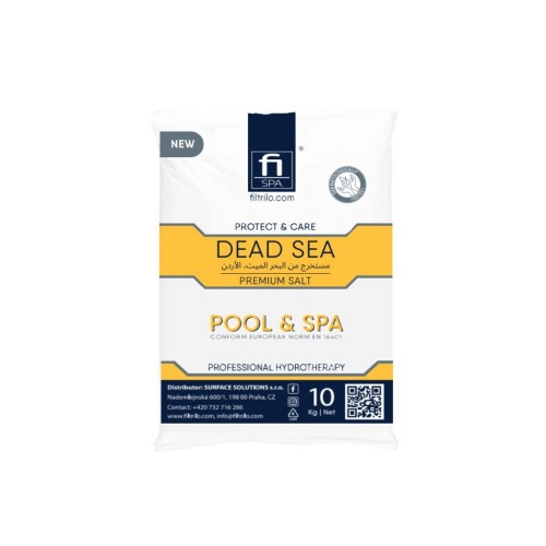 Fi SPA bazénová sůl rychlorozpustná pro bazény a vířivky z Mrtvého moře 10 kg